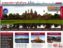 Tablet Screenshot of amazingangkortour.com